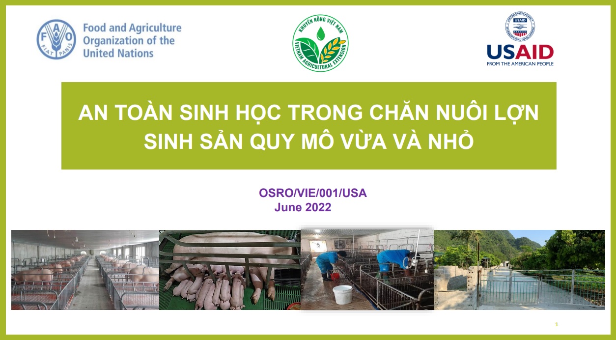 Bài giảng 5: An toàn sinh học trong chăn nuôi lợn sinh sản quy mô vừa và nhỏ